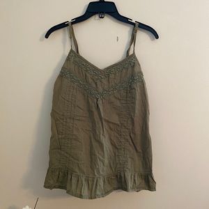 Olive Hang Ten tank top